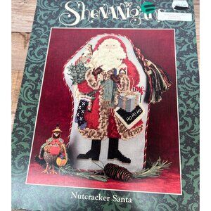 RARE Just Nan Shenanigans Nutcracker Santa Cross Stitch, chart only
